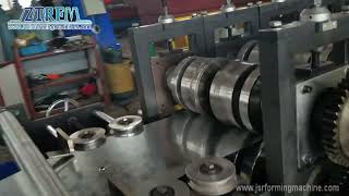 ZHONGTUO door frame roll forming machine with punching holes