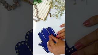 Evil Eye 🪬 Wall Hanging #diy #craft #wallhanging #shorts #tutorial