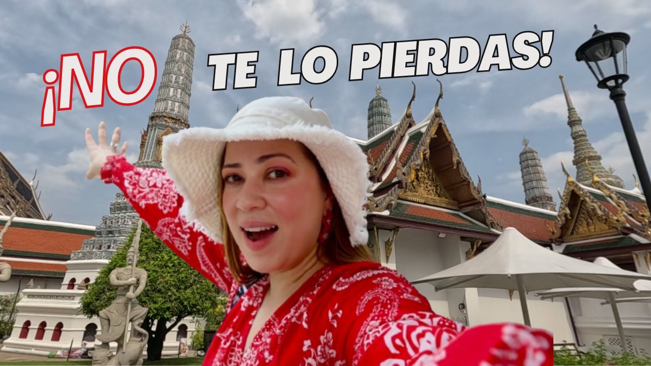 Un dia en BANGKOK ¡LO QUE ME SORPRENDIÓ! | TAILANDIA 🇹🇭 Templos y Shopping Mall | Aranza Mendizabal