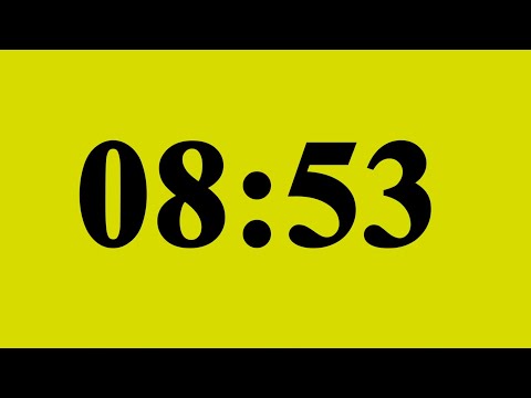 8 Minute 53 Second Timer – No Music | Silent Countdown ⏱️
