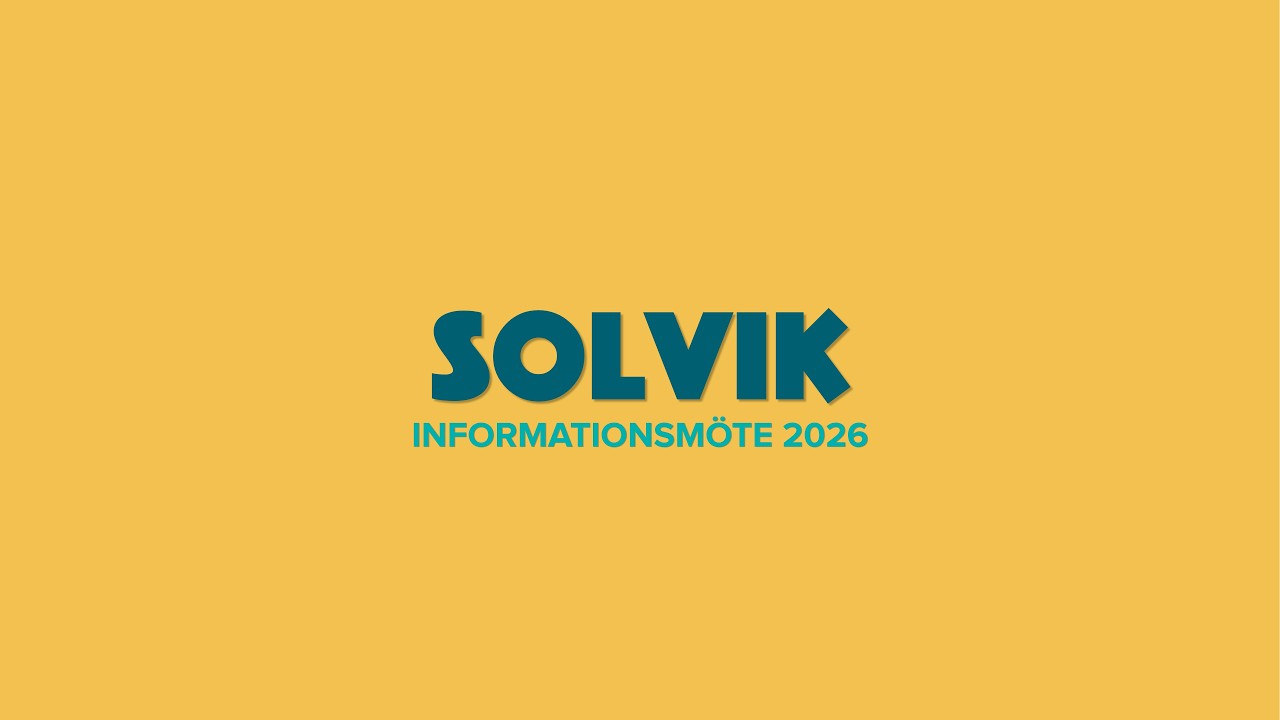 Solvik informationsmöte — Transcript