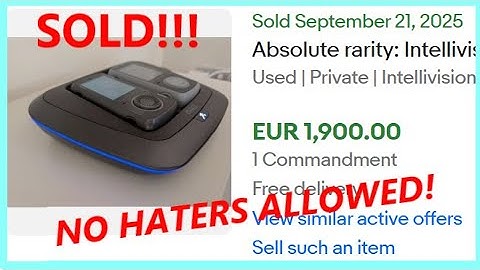 Someone Paid $2,000 For An Intellivision Amico?!?!