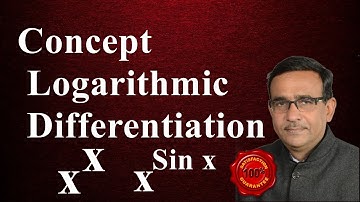Class 12 Maths Concept of Logarithmic Differentiation , Differentiate x^x