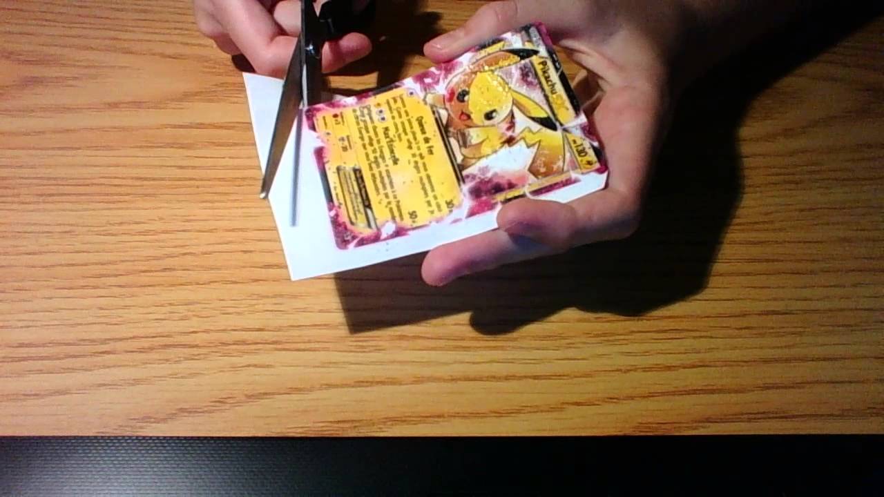 Comment Faire Une Fausse Carte Ex Pokémon