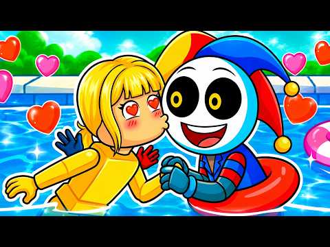 Mi HERMANA BESA a mi ENEMIGO en una FIESTA de la PISCINA en ROBLOX!