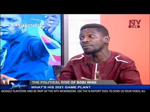 Image result for bobi wine on ntv the spot