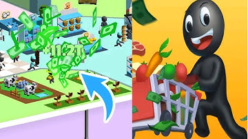 My Mini Mart: Stickman Tycoon - Stickman Mini Mart Game - Android Gameplay