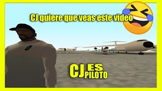 Cj Es Piloto De Avion Gta San Andreasloquendoby Octavidoo