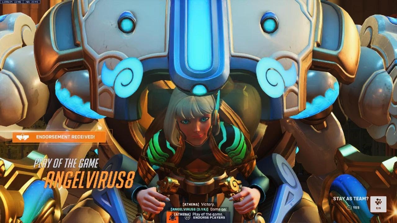 Overwatch 2 Pacific D.va POTG 4k+1 TK