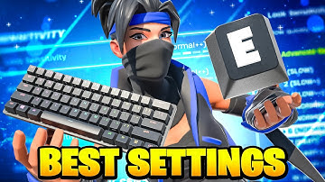 *NEW* Best Keyboard SETTINGS in Chapter 6 Season 4 + Sensitivity (Fortnite Tutorial)