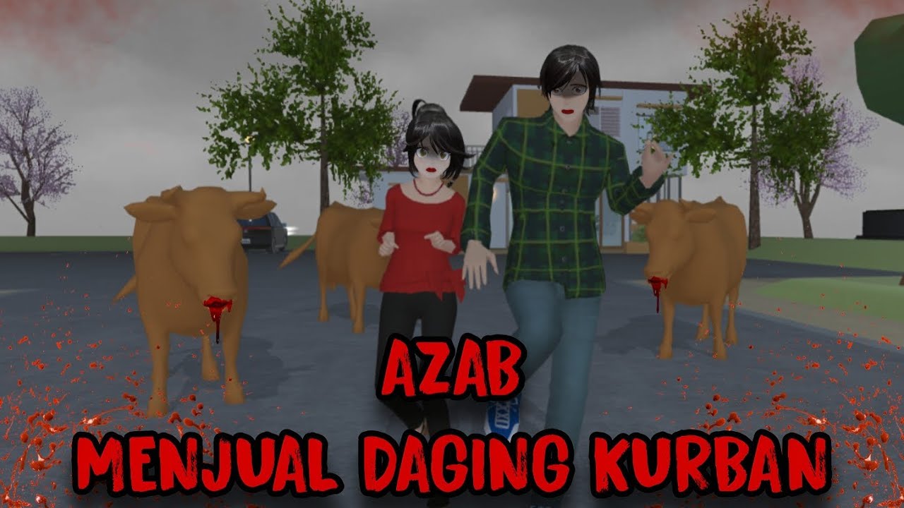 AZAB MENJUAL DAGING KURBAN || HORROR MOVIE SAKURA SCHOOL SIMULATOR