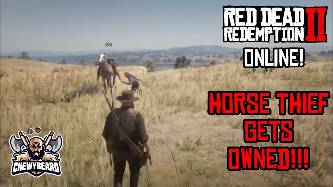 HORSE THIEF wont leave me alone! RED DEAD ONLINE! YouTube