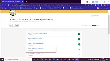 Create an Expense Item Object | Build a Data Model for a Travel Approval App | Salesforce