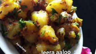 Jeera aaloo,without onion garlic recipe/ jeera alooo bujiya recipe