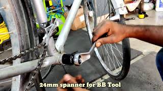 How to remove stuck Bottom bracket | Easy removal of BB | Square tappered  BB