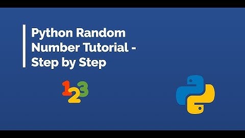 random Module in Python | Generating Random Numbers in Python | Python Tutorial in Hindi