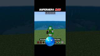 Minecraft Superhero Mod #shorts #viral #trending #edit