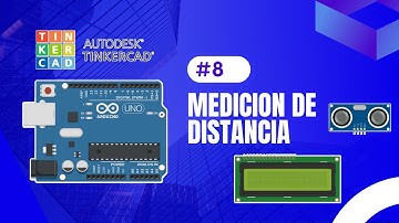 MEDICION DE DISTANCIA | DISPLAY LCD 16x2 + SENSOR ULTRASONIDO HC-SR04 | ARDUINO + TINKERCAD | CODIGO