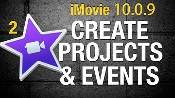 How to create projects and events in iMovie 10 - Tutorial 2