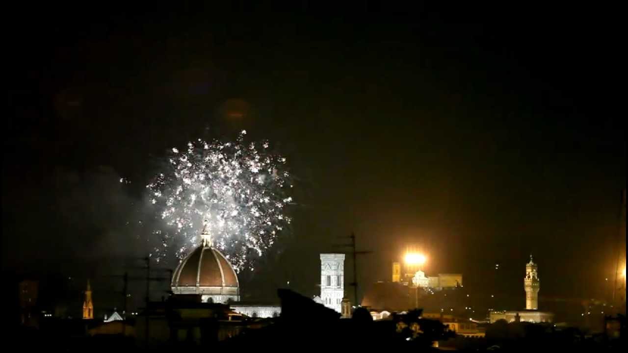 Firenze Fuochi d'Artificio San Giovanni 24 Giugno 2012 YouTube