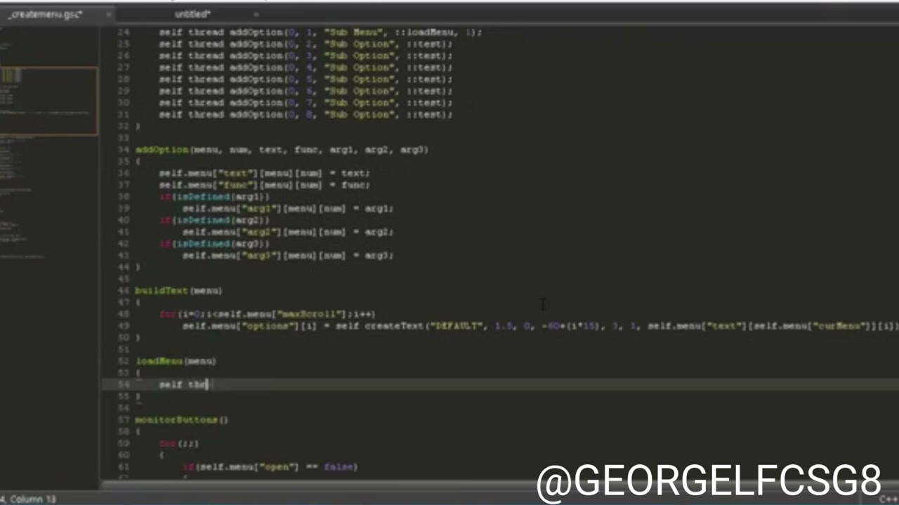 Coding a Call of duty mod menu base (read description)