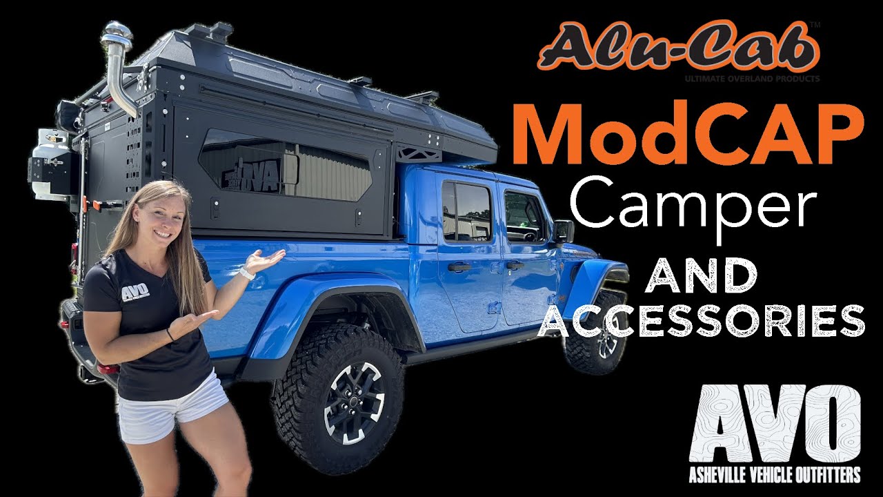 🔥 NEW Alu-Cab ModCAP Camper on a Jeep Gladiator