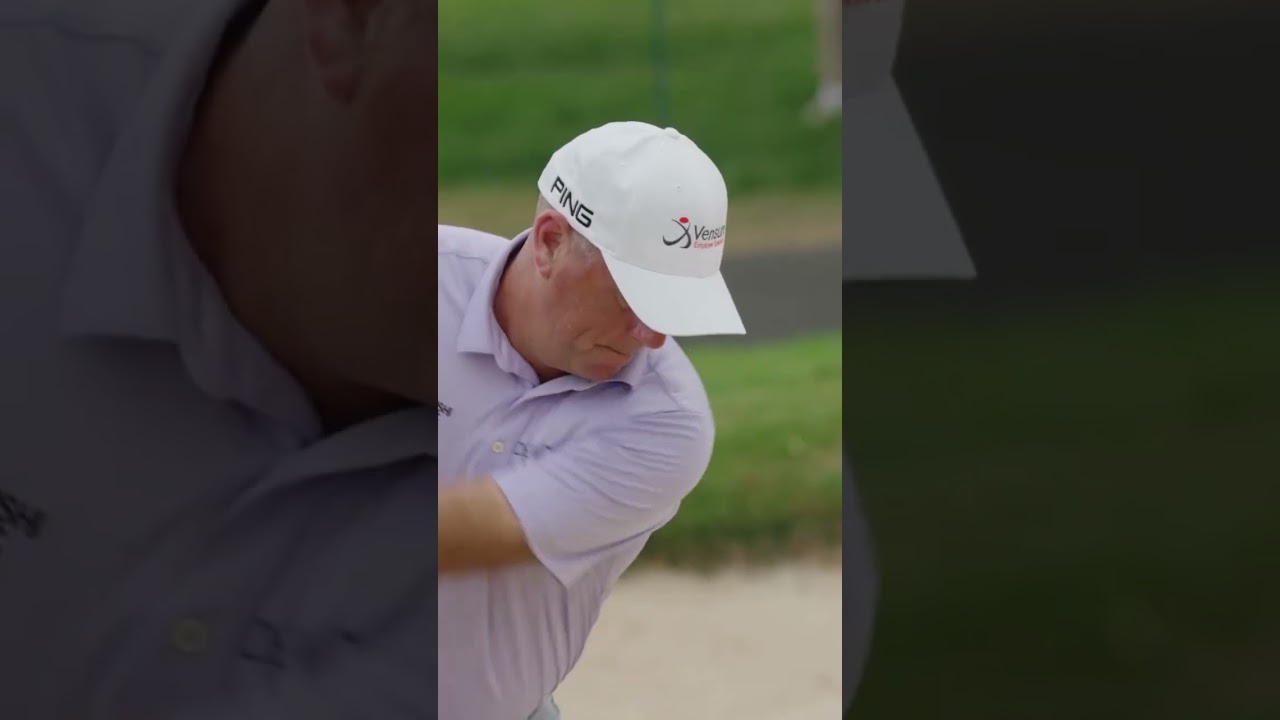 Padraig Harrington and Stewart Cink will again share the final group of the U.S. Senior Open.
