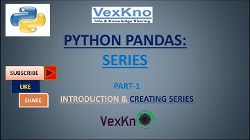 Python Pandas Series:part-1|Introduction of pandas||create series