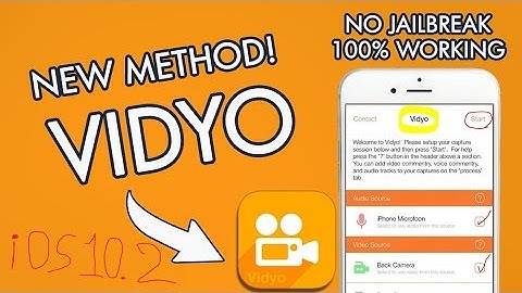 How to Install/Use vidyo on iOS 10.2/10.1.1-10.0 without Jailbreak for iPhone, iPad