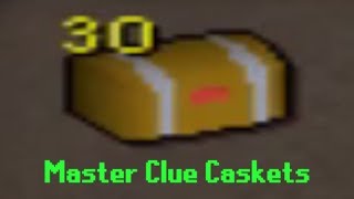 OPENING 30 MASTER CLUE CASKETS AT ONCE!!!