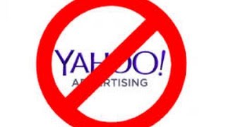 How to delete an advertisement that appears on Yahoo Email