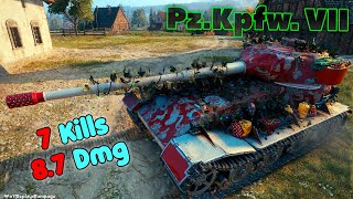 Pz.Kpfw. VII - 7 Frags 8.7K Damage by player watuhenk