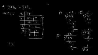 Decimal to binary conversion | Electrical and Electronics Engineering | Electrical Engineering
