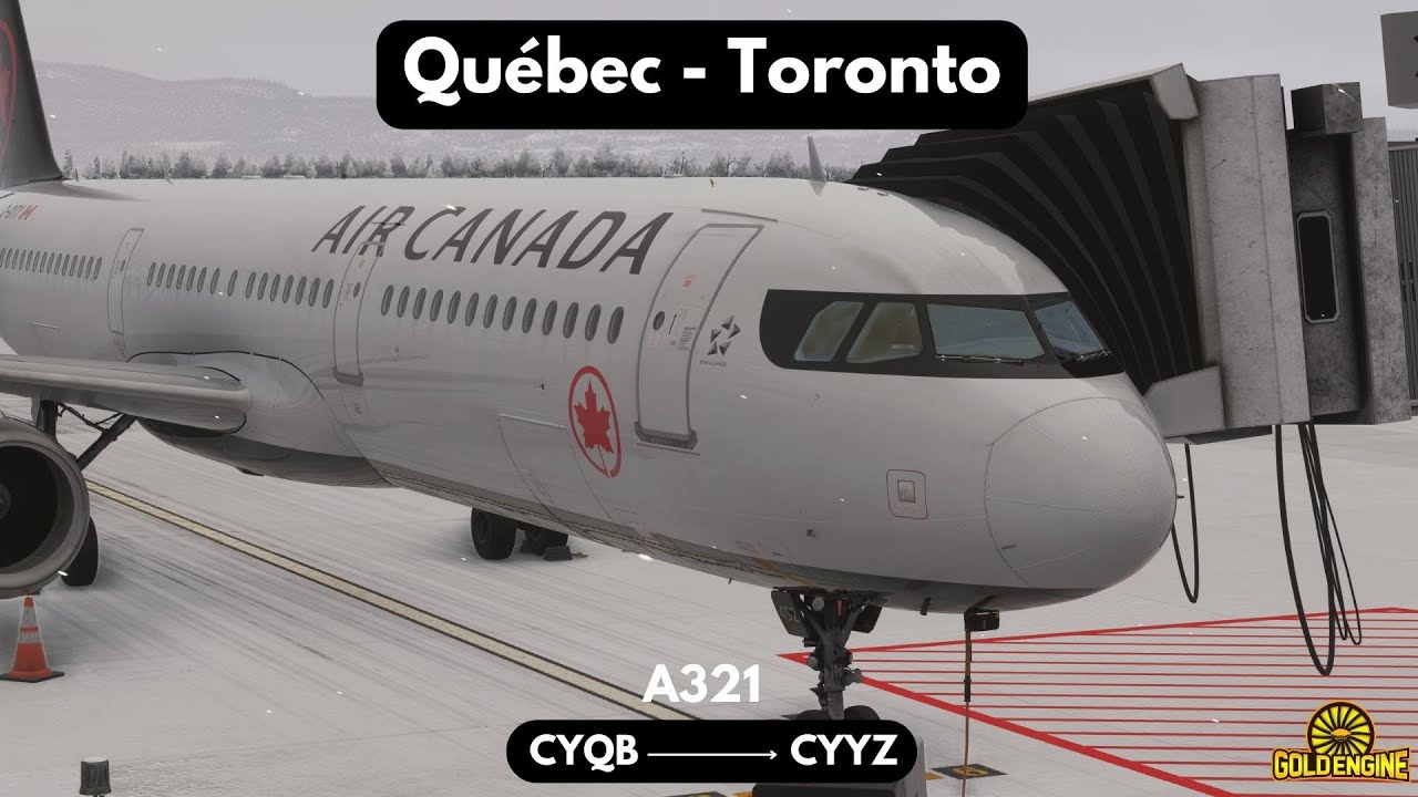 ✈️🇨🇦 LIVE Air Canada A321 | Québec ➝ Toronto | AC1387 | MSFS 2024