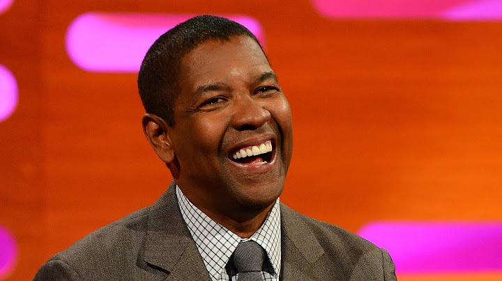 DENZEL WASHINGTON: Front Row at the Obama Inauguration (The Graham Norton Show)