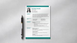 How to Create Resume Word Document I MS Word Tutorial   ⬇ FREE  TEMPLATE