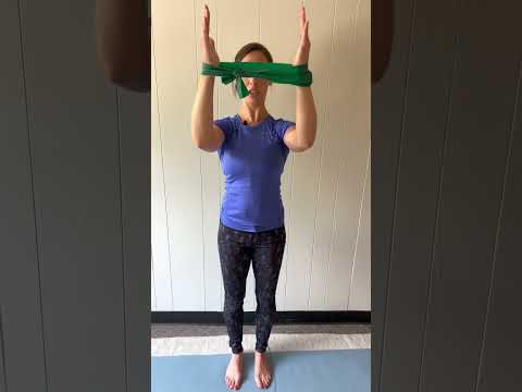 Theraband Shoulder Flexion with Isometric External Rotation