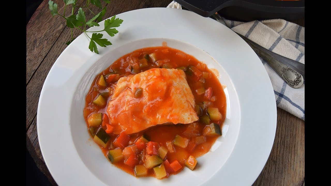 Bacalao con pisto YouTube Bacalao con pisto YouTube