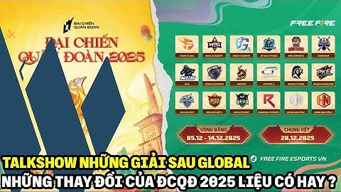 TALKSHOW | NHỮNG GIẢI SAU GLOBAL : Đổi mới của Đại Chiến Quân Đoàn, liệu có vấn đề gì không? | NAHN