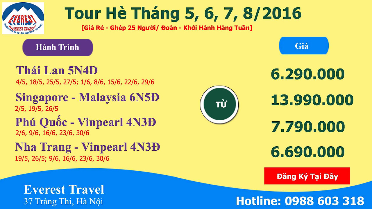 công ty du lịch nào uy tín tại hà nội New Everest Travel - Công Ty Du Lịch Tại Hà Nội
