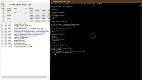 create sql || mariadb || CMD