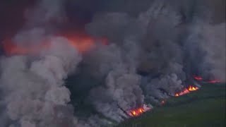 Wildfires continue to burn in British Columbia, Northwest Territories