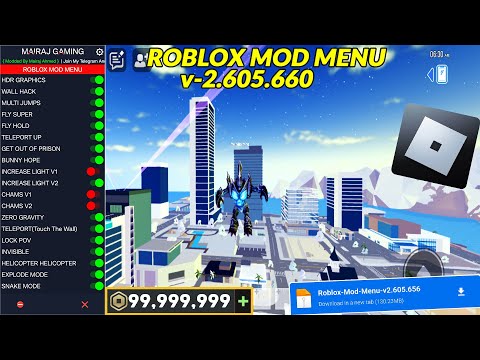 ROBLOX MOD MENU 2.550.640 - HDR, INVISIBLE, FLY - ROBLOX MOD APK