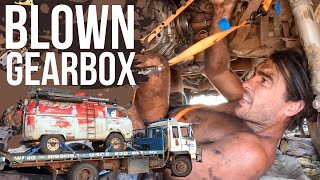 WE BLEW UP OUR GEARBOX !! Stuck in Kununurra ! Caravan park repairs!