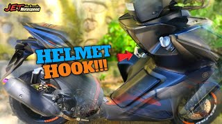 AEROX 155 HELMET HOOK!! | BABY TELELOT