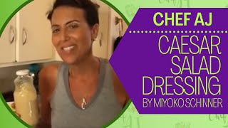 The BEST Vegan Caesar Salad Dressing Ever! | Recipe by Miyoko Schinner
