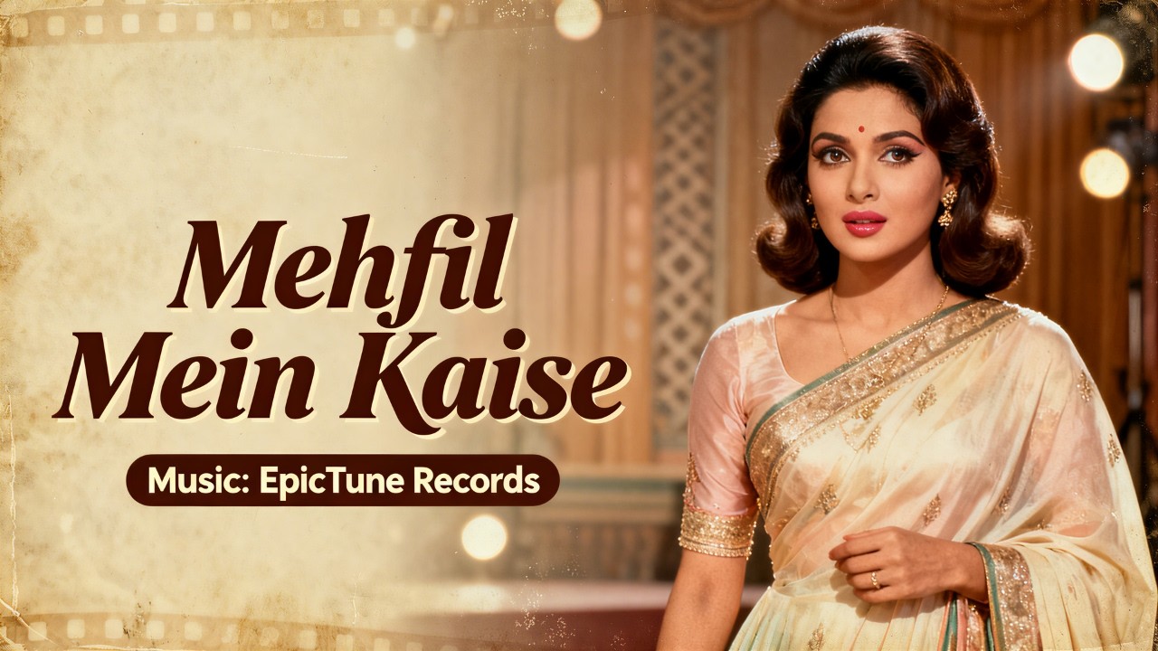 Mehfil Main Kaise | Old Hindi Romantic Song | Heart Touching 60s-70s Vibe Love Song