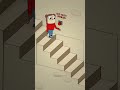 Whats Wrong With These Stairs Infinite Stairs ILLUSION  (animation meme ) #shorts #animation 😵😵