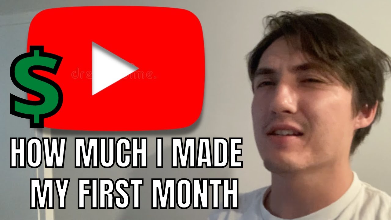 How Much I Made In My First Month Of Youtube Monetization - YouTube