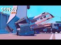 Beamng Drive Movie: Chain Reaction Accident At Matrix Freeway (+ Sound Effects) |PART 1| - S01E01